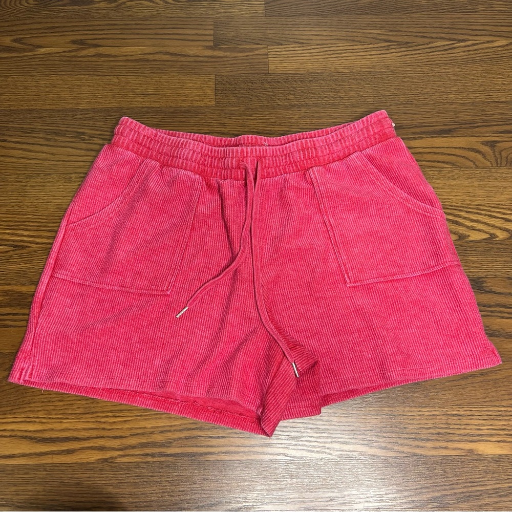 Maurice’s High Rise Ribbed Terry Shorts size XXL